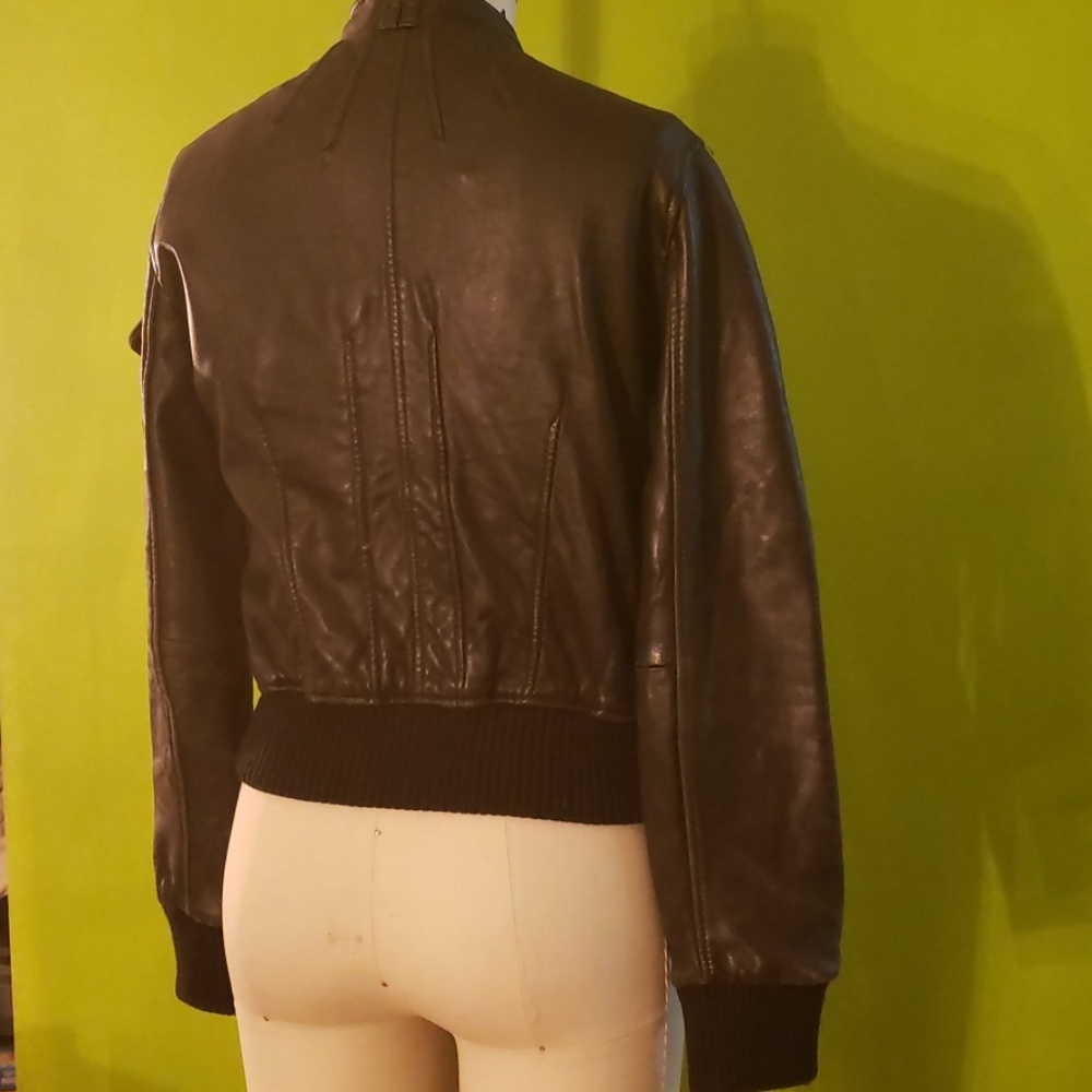 Knoles & Carter Soft Black Worn Moto Jacket - Picture 3 of 8